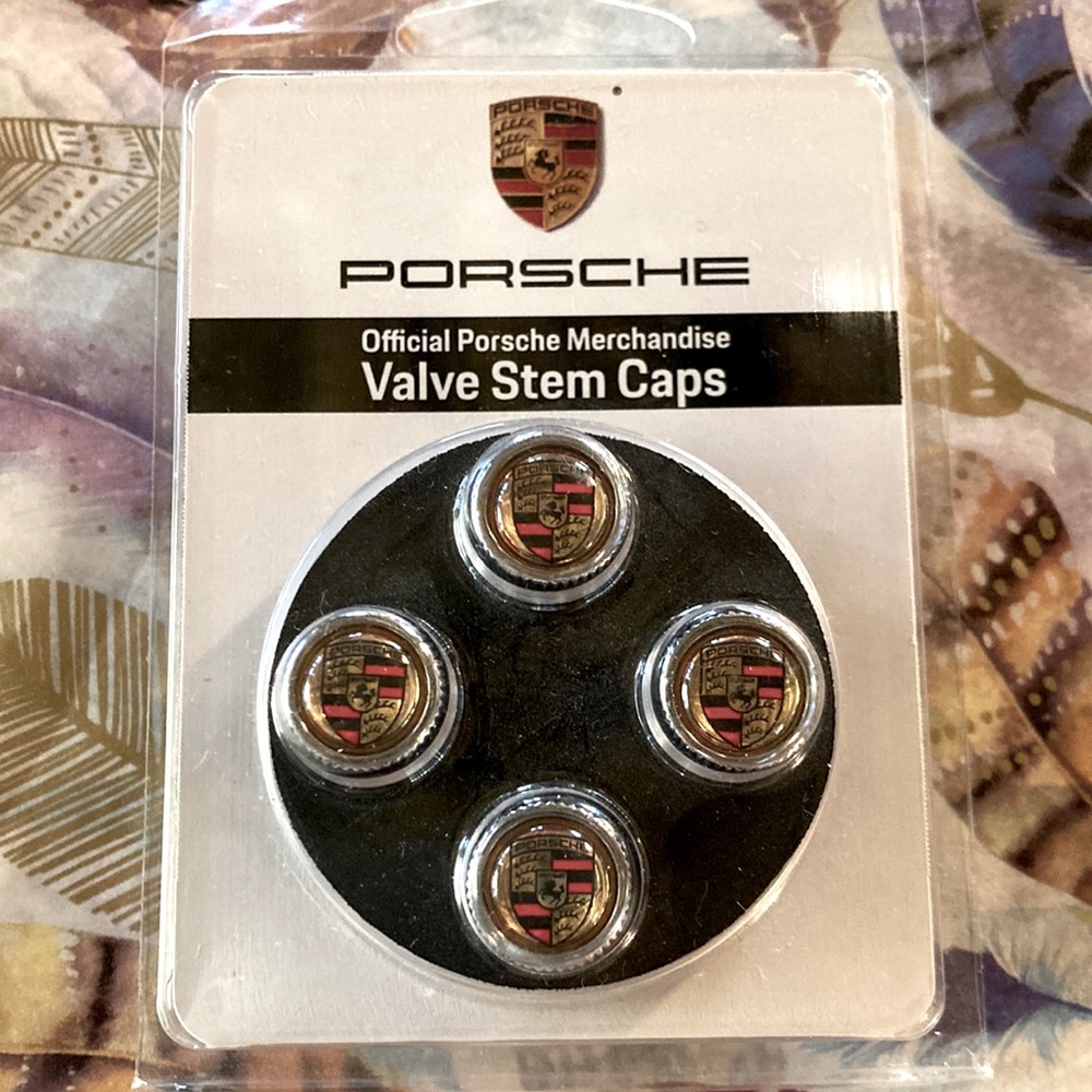 Porsche Tire Valve Stem Caps